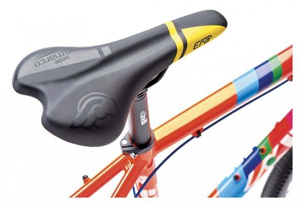 CINELLI ZYDECO LALA GRAVEL BIKE SHIMANO SORA 9S 700 MM ORANGENSAFT BLAU 2021
