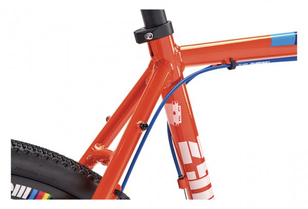 CINELLI ZYDECO LALA GRAVEL BIKE SHIMANO SORA 9S 700 MM ORANGENSAFT BLAU 2021