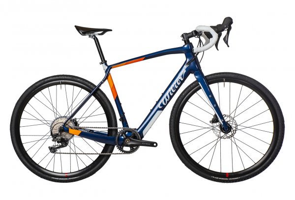 WILIER TRIESTINA JENA HYBRID ELEKTRO-GRAVELBIKE SHIMANO GRX 11S 250 WH 700 MM BLAU ORANGE 2022